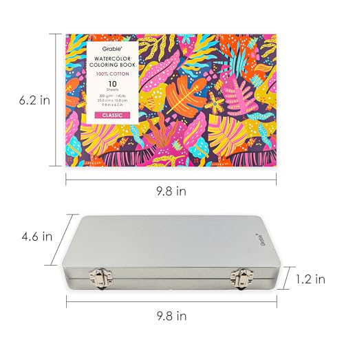 Set of 168 Color Watercolor Paint Set with Brush Pens (31.3233 Ounce)