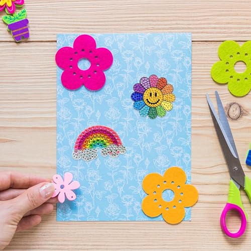 Rhinestone Alphabet Letter Sticker M