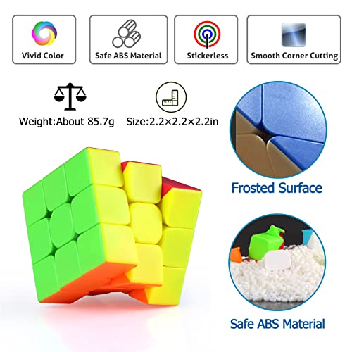 Full Size 3x3x3 Speed Cube Set (6 Count)
