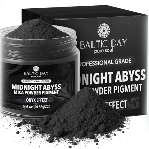 Midnight Abyss Black Mica Powder 2 oz