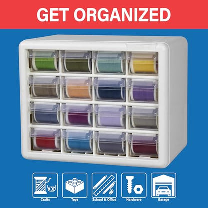 16 Drawer Plastic Storage Cabinet