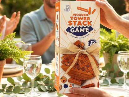 Wooden Balance Stacking Tower