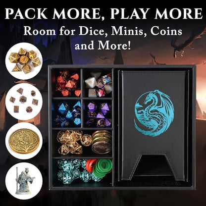 All-in-One Game Roamer - Dice Tray & Tower for DND and RPG