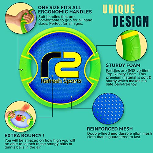 Kids Bouncy Paddles & Flying Disc
