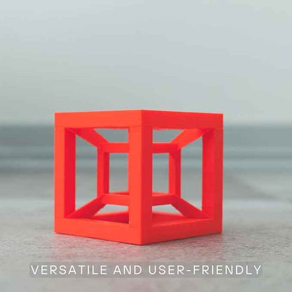 PLA Red 3D Printer Filament Fused Materials - 1kg Spool, 1.75mm, Dimensional Accuracy +/- 0.03 mm
