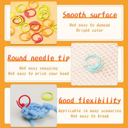 100Pcs Metal Stitch Markers
