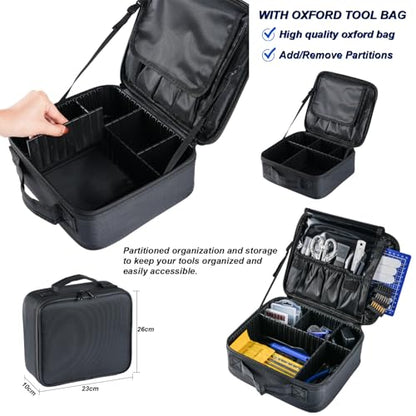 124Pcs 3D Printing Accessory Tools with Tool Bag for Remove (124 Count)