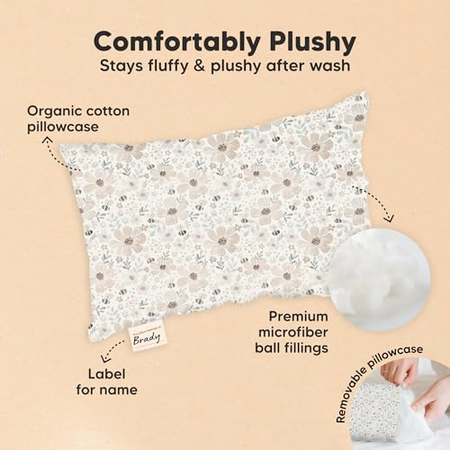 Mini Toddler Pillow with Pillowcase