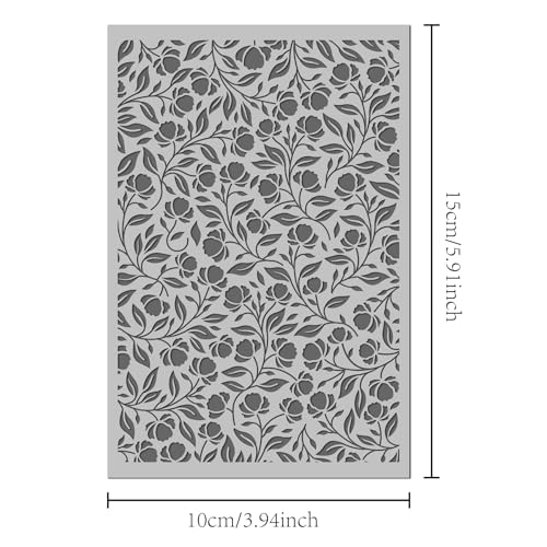Floral Blossom Polymer Clay Texture Mat