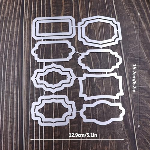 3D Backgrounds Frame Metal Cutting Die for Scrapbooking