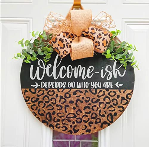 Welcome Stencils for Painting on Wood Welcome Sign Stencil 12"