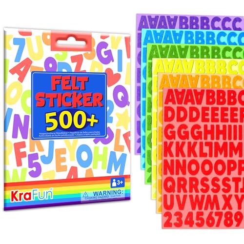 500+ Felt Letter Stickers No