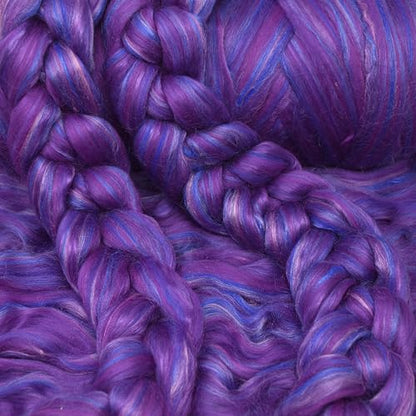 Merino Silk Luxe Tonal Designer Blend. Superfine Merino