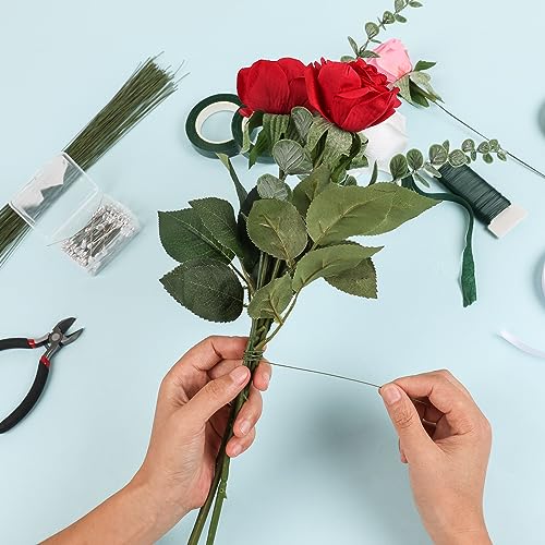 Floral Arrangement Kit with Green Floral Tape and Wire