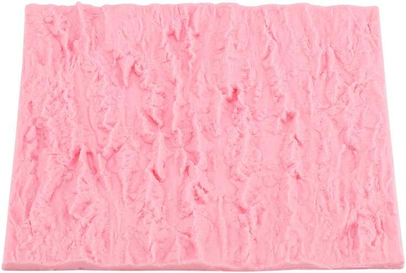 Rectangle Cake Tree Bark Texture Design Silicone Icicle Lace Bread Baking Non Stick Fondant Impression Mat Desserts DIY Baking Tool for Cakes Decorating Wedding Celebrations - Crafty Corner