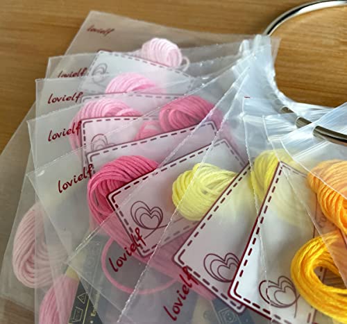 Embroidery Threads Cross Stitch Floss Bag Organizer 5.12 x 3.6 inch (800 Count)
