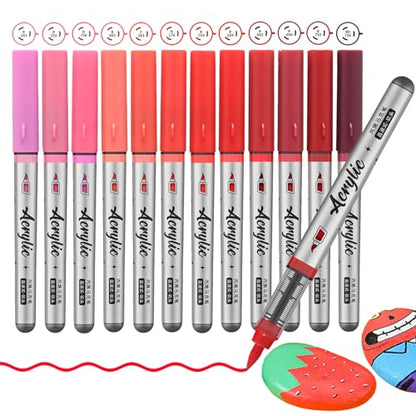 Red Acrylic Paint Pens