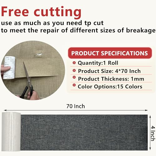 Linen Repair Tape 4x70 Inch Self