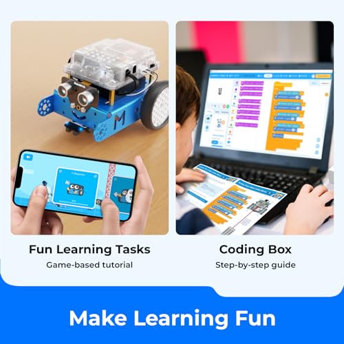 mBot Arduino Robot Kit with Scratch Coding Box for Kids Ages 8