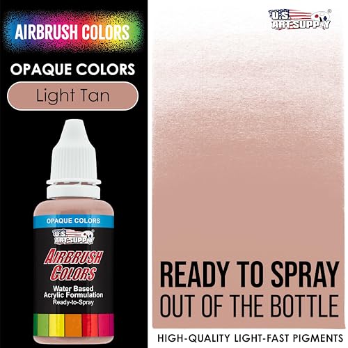 Opaque Light Tan Acrylic Airbrush Paint