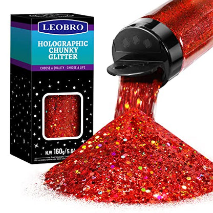 Red Glitter 160g (5.64 Ounce)