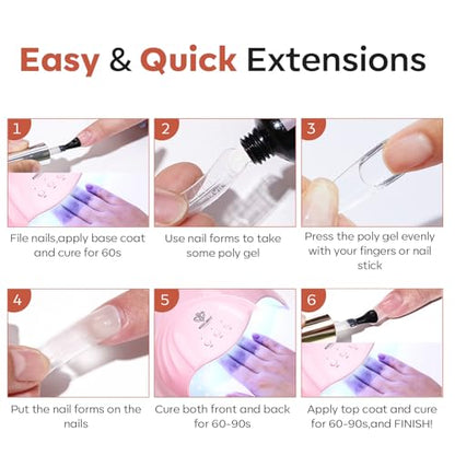 50g Pink Nude Solid Builder Gel Poly Nail Gel Extension