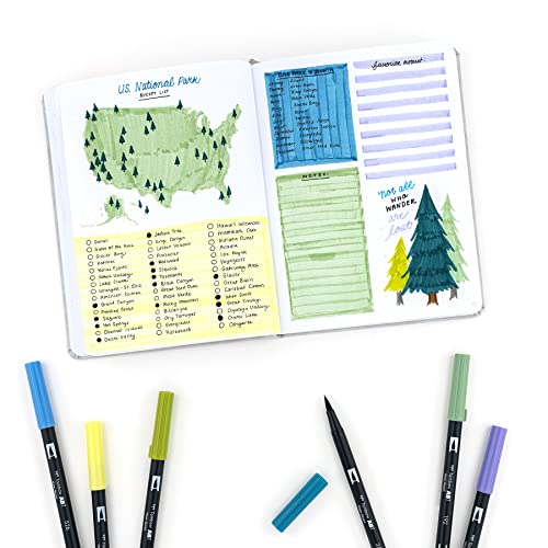56169 Dual Brush Pen Art Markers (10 Count)
