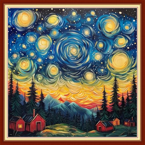 Stamped Cross Stitch Kits for Beginners