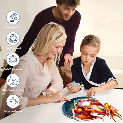 Wooden Puzzle for Adults (200 Count)