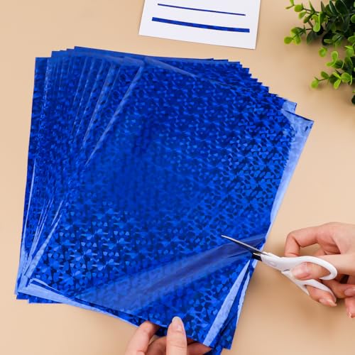 50 Sheets Blue Gemstone Toner Reactive Foil (50 Count)