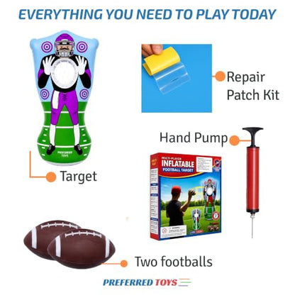 65 Inch Inflatable Football Target for Kids