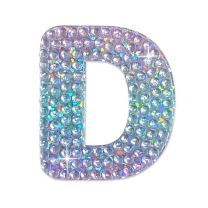 Sparkly Rhinestone Alphabet Letter Sticker D
