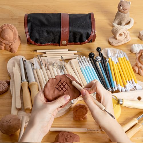 52PCS Pottery Tools for Sculpting