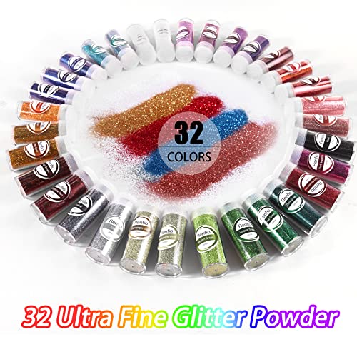 32 Colors Glitter Set (31.6055 Ounce)