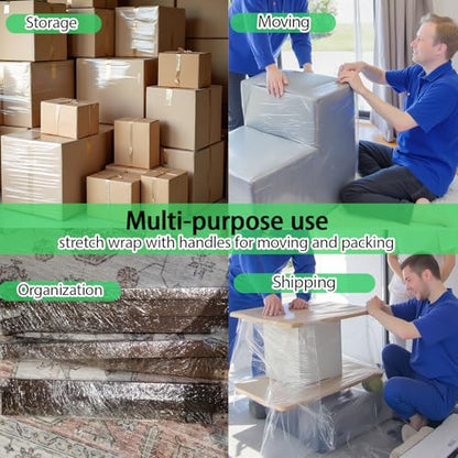 Mini Clear Stretch Wrap Film for Moving