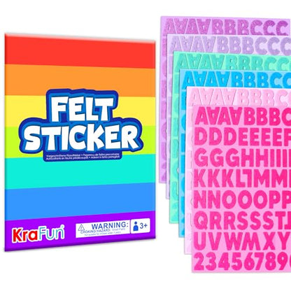 500+ Felt Letter Stickers for Kids Ages 3+