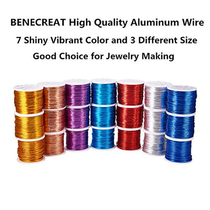 18 Gauge Jewelry Craft Aluminum Wire 492 Feet Bendable Metal Sculpting Wire for Craft Floral Model Skeleton Making