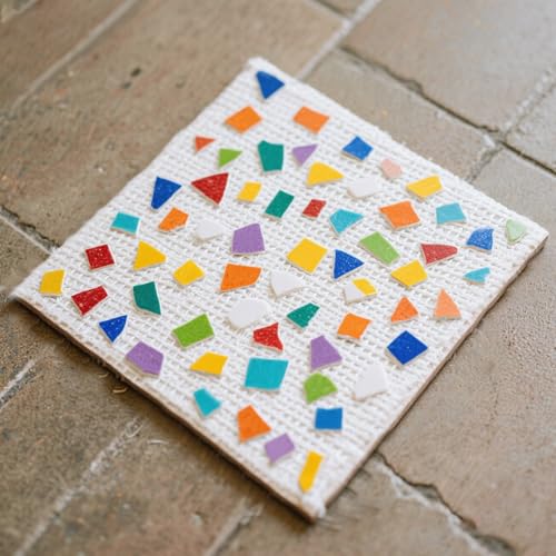 10 Sheets 12'' x 12'' Mosaic Mesh for Mounted Tile Fiberglass Mesh Backing