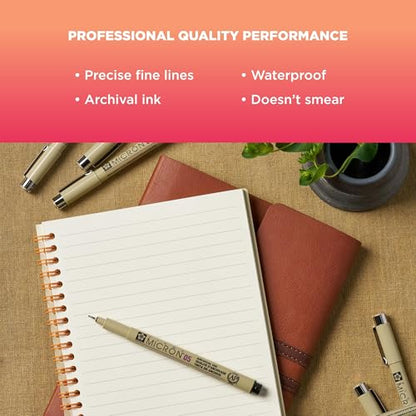 Pigma Micron Black Ink Multi (72 Count)
