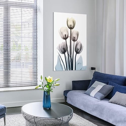 48"x32" Frameless Tempered Glass Wall Art