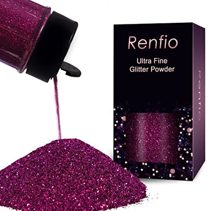Ultra Fine Glitter Powder Metallic Resin Glitter 2.11 Oz