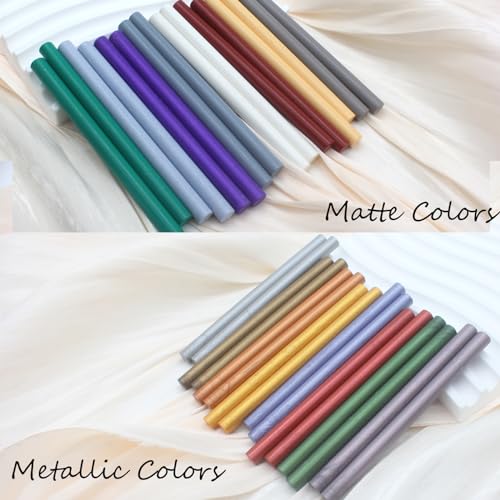 52pcs Dusty Blue Sealing Wax Sticks