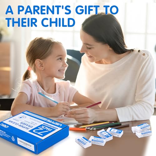 Pencil Erasers (72 Count)