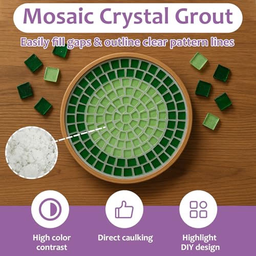 200g Mosaic Crystal Grout for Crafts