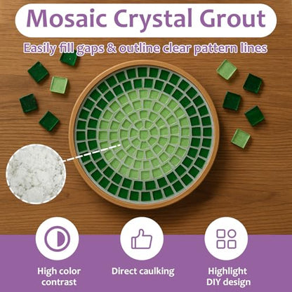 200g Mosaic Crystal Grout for Crafts