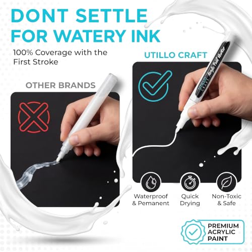 White Paint Pen (8 Count)