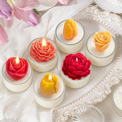 Flower Candle Molds