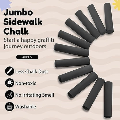 Jumbo Sidewalk Chalk for Kids Outdoor