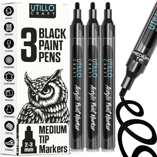 Black Paint Pen (3 Count)