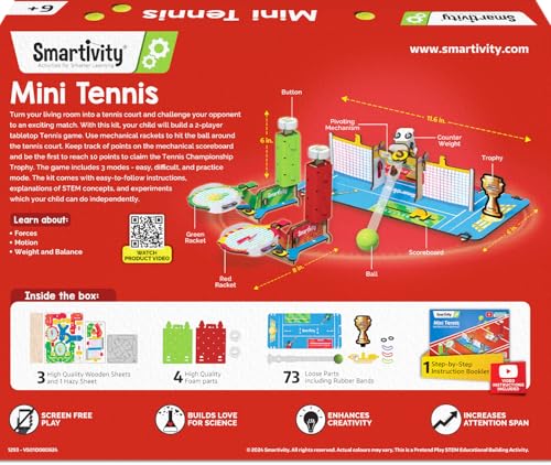 DIY Tabletop Tennis Game for Kids 6